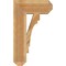 Ekena Millwork Merced Craftsman Rough Sawn Bracket, Western Red Cedar, 6"W x 18"D x 30"H BKT06X18X30MRC04RWR - alternate 2
